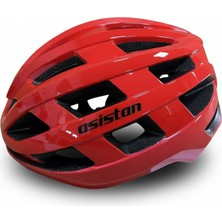 Trendbisiklet Yetişkin Sportif Bisiklet Kaskı Kırmızı L (58-61 Cm) - MV-100