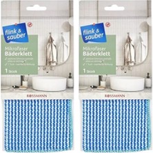 Flink & Sauber Mikrofiber Banyo Temizlik Bezi, Tekli 2\'li