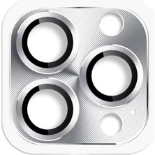 LTG Nova Iphone 16 Pers Alüminyum Kamera Lens - Gümüş