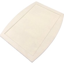 UltraMint Şık ve Kullanışlı Sertex Kumaşı Krem Takı Servis Kutusu Tabla