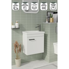 Biani Fix Nova 50 cm Alt Banyo Dolabı Renk Mat Beyaz
