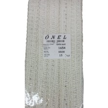 Krem Dantel Polyester Güpür Bant - 15 Metre 3 cm ON-1654-K