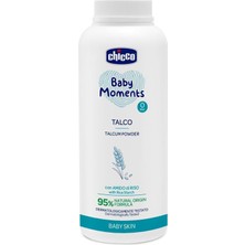 Chicco Baby Moments 150 gr Talk Pudrası Doğal İçerikli Hassas Ciltler İçin Dermatolojik Test Edilmiş