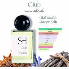 Sh Fragrances Club Edp Erkek Parfüm | Yoğun-Aromatik | Anason-Lavanta | Vanilya-Misk, 50ML