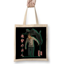 Dekado Attack On Titan Eren Yeager Shadow Bez Çanta Uzun Saplı
