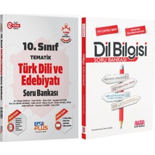 Akm Kitap Çap Yayınları 10. Sınıf Türk Dili ve Edebiyatı Tematik ve Akm Dil Bilgisi Soru Bankası Seti 2 Kitap