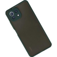 Colezium Mi 11 Lite Kılıf Montreal  Kapak - Yeşil