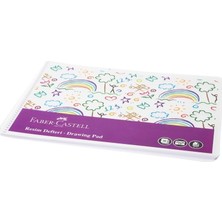  faber-castell resim defteri plastik kapak 25x35cm (karışık renk 1 adet)