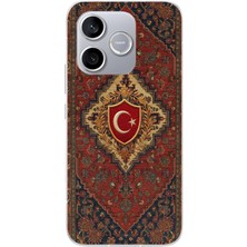 Le Balvo Honor 600 Lite Uyumlu Türkiye Bayraklı Halı Baskılı Silikon Kılıf