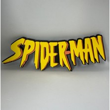 Goka 3D Craft Spider-Man 90'lar Nostaljisi Retro Duvar Dekoru - Gamer Oda Aksesuarı - 23 cm