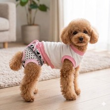 TrendyPati Dişi Köpek Regl Külodu ve Tshirt Takımı – Ayarlanabilir, Yıkanabilir, Hijyenik Köpek Külodu
