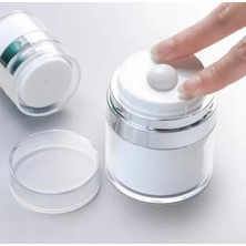 UltraMint 30ML Hijyenik ve Kolay Kullanımlı Basmalı Doldurulabilir Krem Şişesi