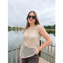 İlknur Butik Pullu Bluz