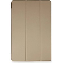 Colezium Galaxy X200 Tab A8 10.5 Kılıf Tablet Smart Kılıf - Gold