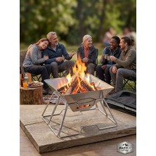 Patika Outdoor Tam Portatif Mangal ve Ateş Çukuru