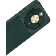 Colezium Huawei Honor Magic 8 Lite Auto Fus Karbon Kapak - Koyu Yeşil