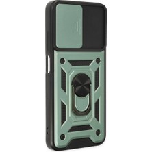 Colezium Po M5 Kılıf Pars Lens Yüzüklü  - Yeşil
