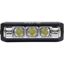 Asia 3 LED Bisiklet Farı Elektrikli Scooter Ön Far 4 Mod Çakarlı Işık Gidona Bağlantılı Şarjlı 2000 Mah 900 Lümen