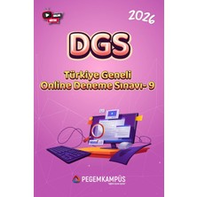 Pegem Kampüs 2026 DGS Türkiye Geneli Online Deneme Sınavı-9