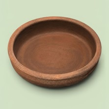 AdenArtpottery Toprak Güveç Fırın Tepsisi-Tavası 37 cm Büyük Boy Doğal El Yapımı(Ocak Üzerinde Kullanıma Uygun Değildir.yalnızca Fırında Kullanılabilir)