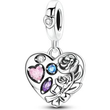 Fubena Gül ve Nişan Çikolatası Sallantılı Charm