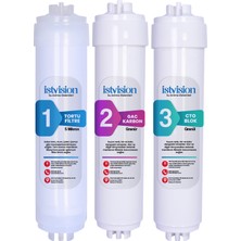 İstvision Istvision 3 Aşama Inline Orijinal Filtre Seti