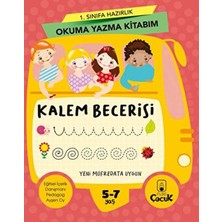 Kitabevimden 1. Sınıfa Hazırlık Okuma Yazma Kitabım Kalem Becerisi