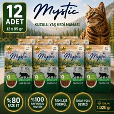 Mystic Tahılsız Üriner Sistem Destekleyici Yaş Kedi Maması 85 gr x 12 Adet - Kuzu