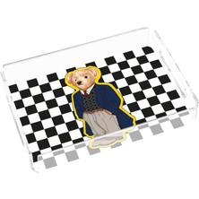 Honey Teddy Bear 25X17 Pleksi Tepsi