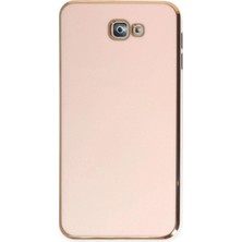 Marsilyan™- Samsung Galaxy J7 Prime Kılıf Volet Silikon - Pembe