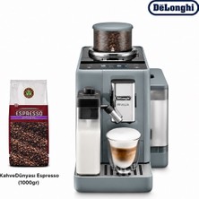 DeLonghi Kompakt Gri Otomatik Kahve Hazırlama Çözümü, Taze Çekirdek Aroması, Kolay Kullanım, Zengin Içecek Seçenekleri ve Modern Mutfaklara Uyumlu Tasarım Sunar