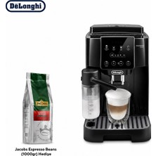 DeLonghi Siyah Sütlü Içecek Odaklı Tam Otomatik Kahve Makinesi, Taze Çekirdek Aroması, Dokunmatik Kullanım ve Kompakt Mutfak Performansı Pratik Kullanım, Kolay Temizlik ve Kompakt Mutfak Uyumuyla
