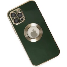 Hace Bazaar Mey Ithalat®  iPhone 12 Pro Max Kılıf Store Silikon - Yeşil