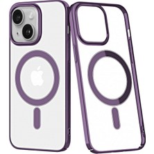Hace Bazaar Mey Ithalat®  iPhone 14 Plus Kılıf Element Magneticsafe Sert Kapak - Mor