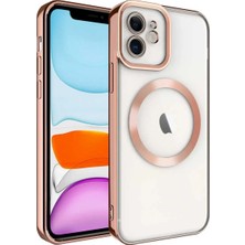 Hace Bazaar Mey Ithalat®  iPhone 12 Kılıf Kross Magneticsafe Kapak - Rose