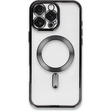 Hace Bazaar Mey Ithalat®  iPhone 16 Pro Kılıf Kross Magneticsafe Kapak - Siyah