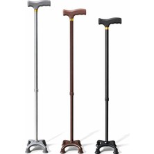 Hace Bazaar Metal 4 Ayaklı Ayarlanabilir Destek Bastonu - T Saplı ALK5488