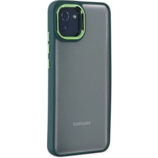 Hace Bazaar Mey Ithalat®  Samsung Galaxy A03 Kılıf Dora Kapak - Haki Yeşil