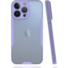 Hace Bazaar   iPhone 14 Pro Kılıf Platin Silikon - Lila