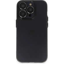 Hace Bazaar Mey Ithalat®  iPhone 13 Pro Max Kılıf Luko Lens Silikon - Siyah
