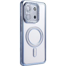 Hace Bazaar Mey Ithalat®   Redmi 15C 4g Joke Simli Magneticsafe Kılıf - Mavi