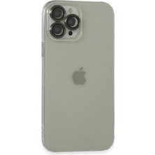 Hace Bazaar Mey Ithalat®  iPhone 13 Pro Max Kılıf Luko Lens Silikon - Yeşil