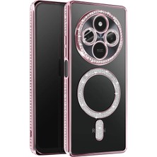 Hace Bazaar Mey Ithalat®   Redmi 14C Joke Simli Magneticsafe Kılıf - Pembe