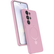 Hace Bazaar Mey Ithalat®  Samsung Galaxy S26 Ultra Regal Magsafe Standlı Kapak - Açık Pembe