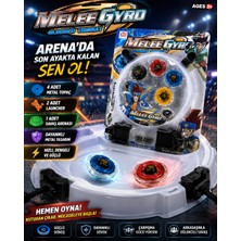 Trust Store Meleegyro 4’lü Metal Beyblade Arena Seti 4 Topaç 2 Fırlatıcı