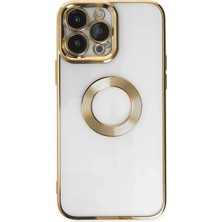 Hace Bazaar Mey Ithalat®  iPhone 14 Pro Kılıf Slot Silikon - Gold