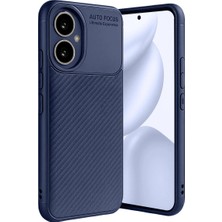 Hace Bazaar Honor 400 Kılıf Auto Focus Karbon Kapak - Lacivert