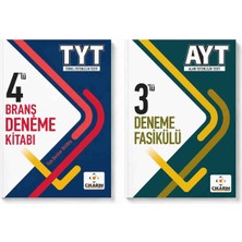 Çıkarım Yayınları Tyt Ayt Deneme Seti | Tyt 4’lü Branş Deneme Kitabı + Ayt 3’lü Deneme Fasikülü | Yks Üniversite Hazırlık