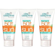 Cire Aseptine Sun Güneş Koruyucu Kremi 50+ Spf 150 ml (3 Lü Set)