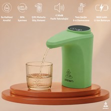 Pizen Flow USB Şarjlı Otomatik Damacana Su Pompası Tds Ölçer 250ML 500ML 1l 2l Ölçü Özellikli